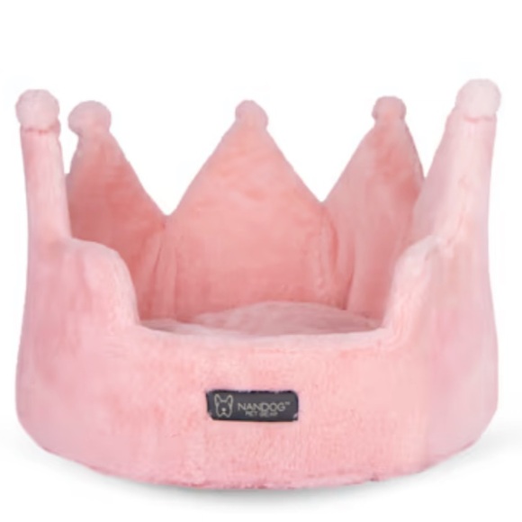 NANDOG Other - Nandog Pet Gear PINK crown pet bed